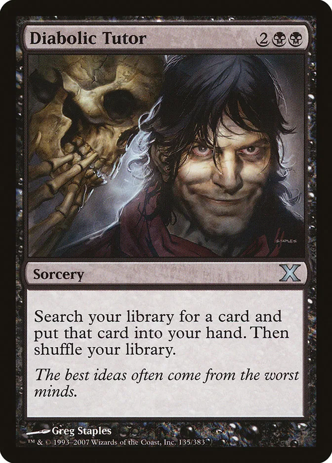 Diabolic Tutor image 16