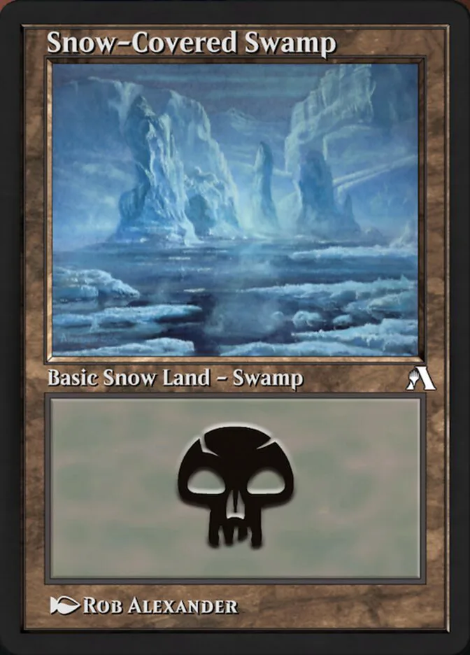 Snow-Covered Swamp