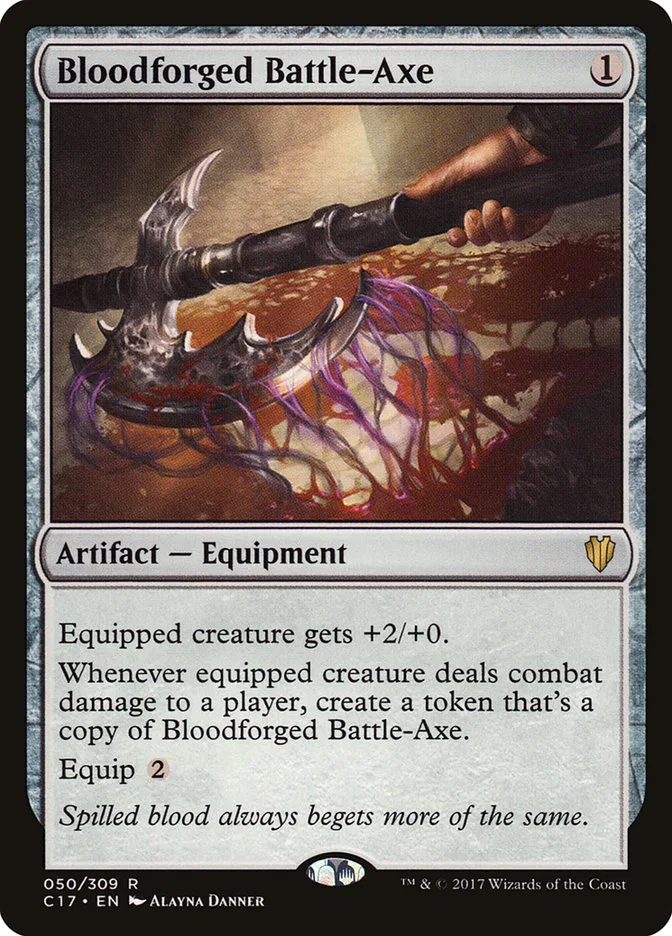 Bloodforged Battle-Axe image 1