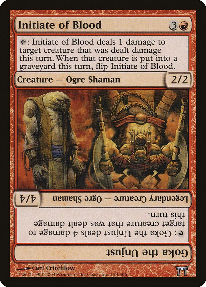 Initiate of Blood // Goka the Unjust image 1