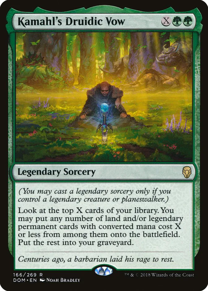 Kamahl's Druidic Vow image 1