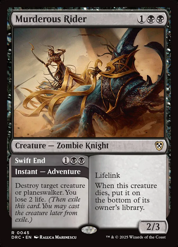 Murderous Rider // Swift End image 1