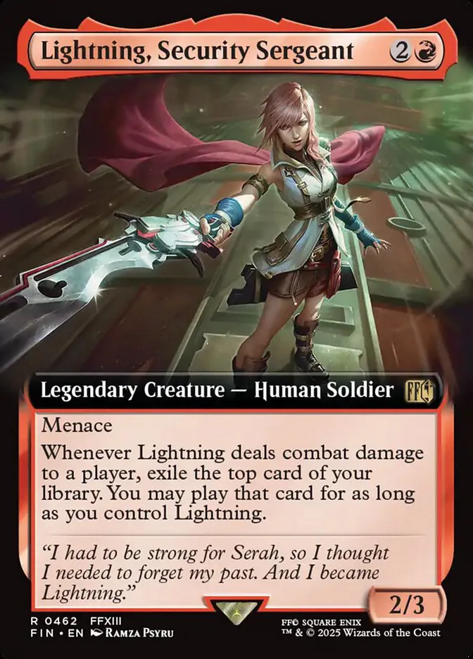 Lightning, Security Sergeant