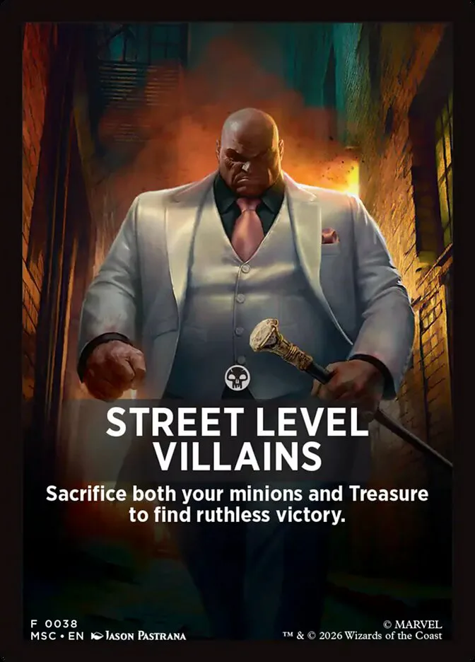 Street Level Villains â€” Marvel Super Heroes Jumpstart Front Cards