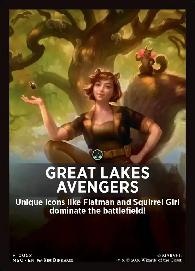 Great Lakes Avengers â€” Marvel Super Heroes Jumpstart Front Cards