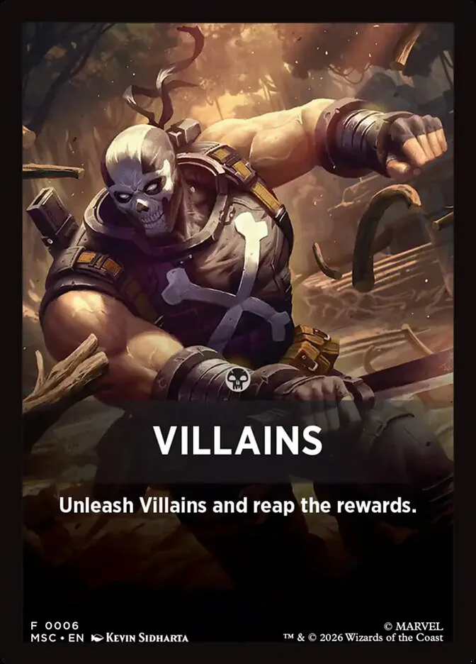 Villains â€” Marvel Super Heroes Jumpstart Front Cards