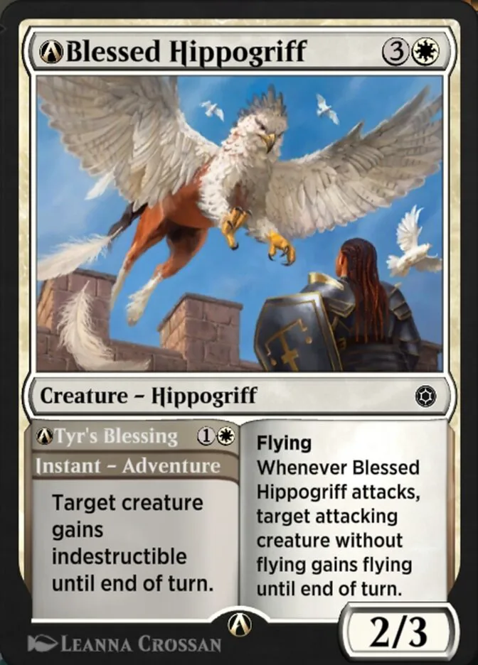A-Blessed Hippogriff // A-Tyr's Blessing image 1