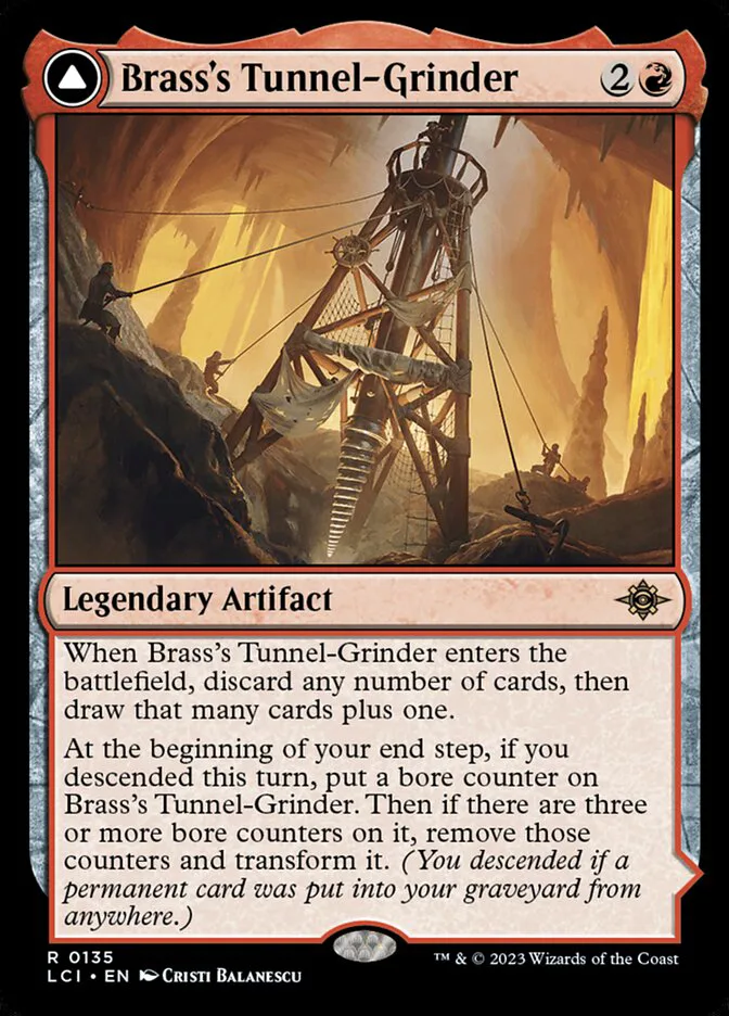 Brass's Tunnel-Grinder // Tecutlan, the Searing Rift image 1