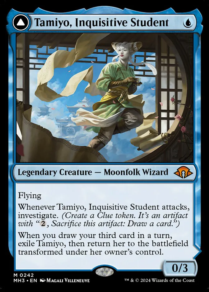 Tamiyo, Inquisitive Student // Tamiyo, Seasoned Scholar image 2