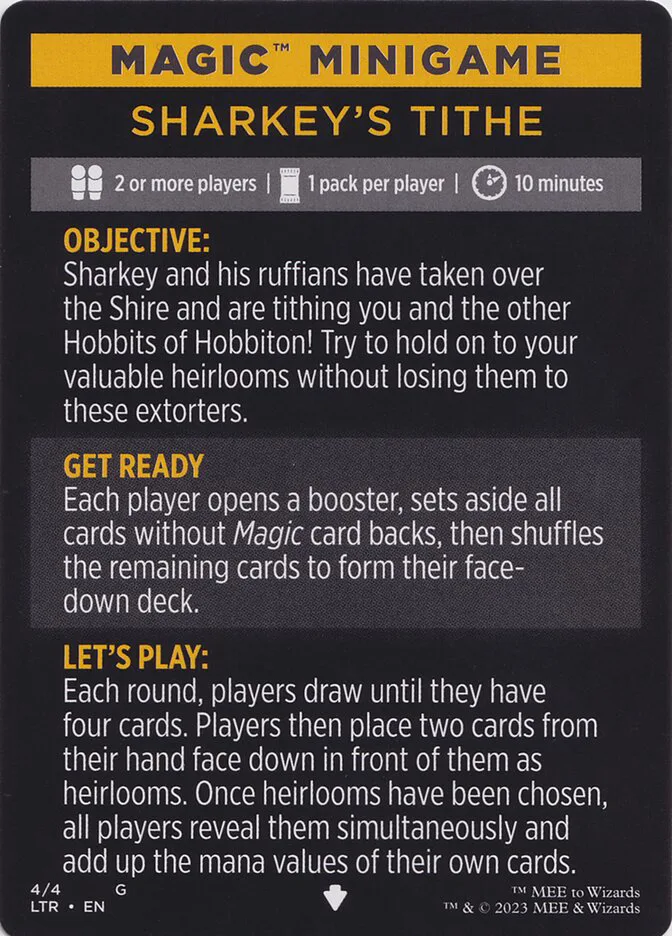 Sharkey's Tithe // Sharkey's Tithe (cont'd)