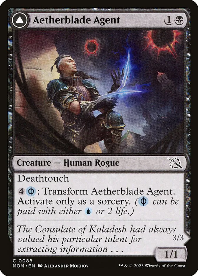 Aetherblade Agent // Gitaxian Mindstinger image 1
