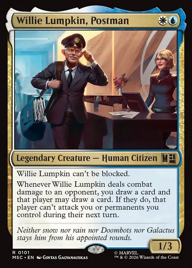 Willie Lumpkin, Postman â€” Marvel Super Heroes Commander