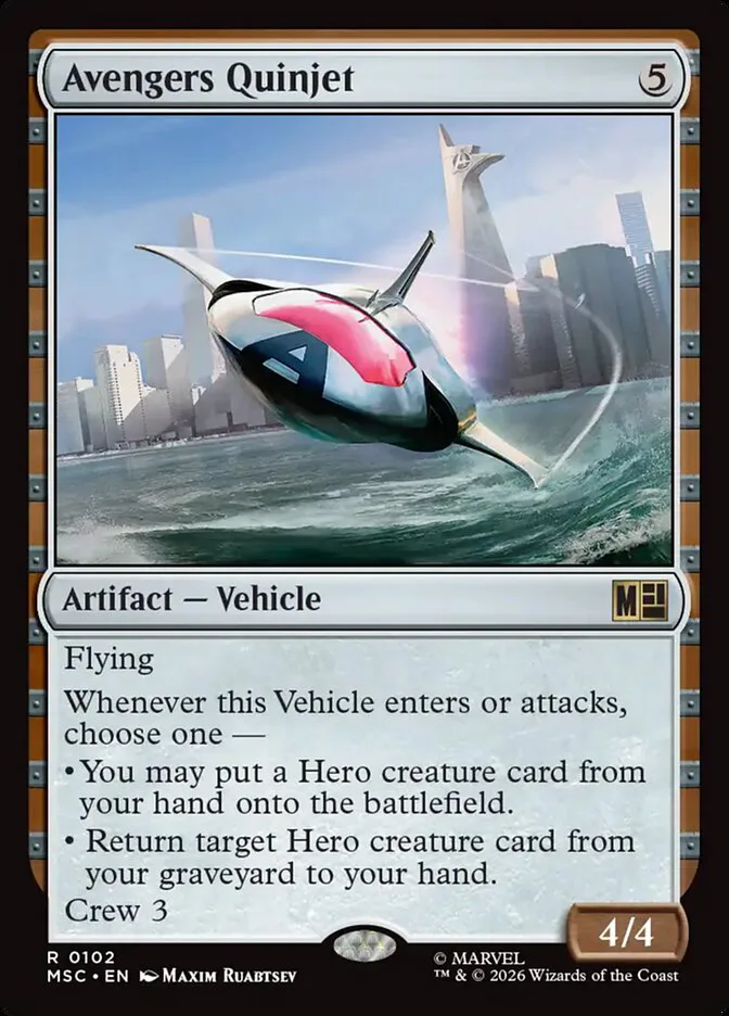 Avengers Quinjet â€” Marvel Super Heroes Commander