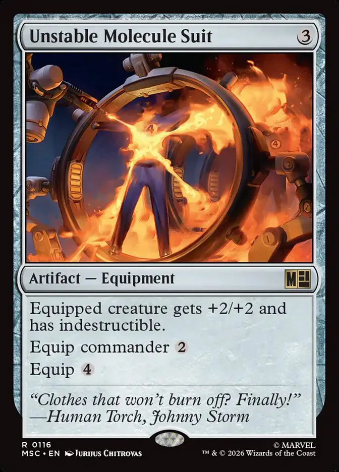 Unstable Molecule Suit â€” Marvel Super Heroes Commander