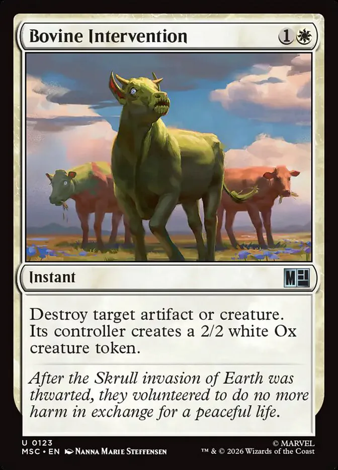 Bovine Intervention â€” Marvel Super Heroes Commander