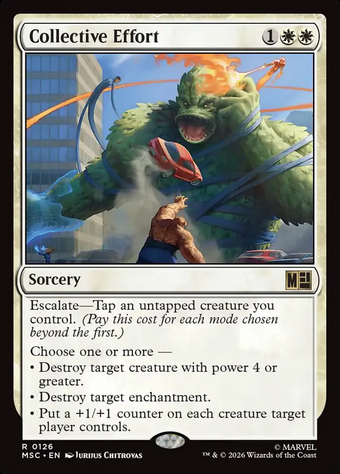 Collective Effort â€” Marvel Super Heroes Commander