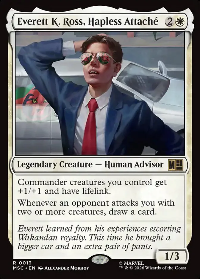 Everett K. Ross, Hapless Attaché â€” Marvel Super Heroes Commander