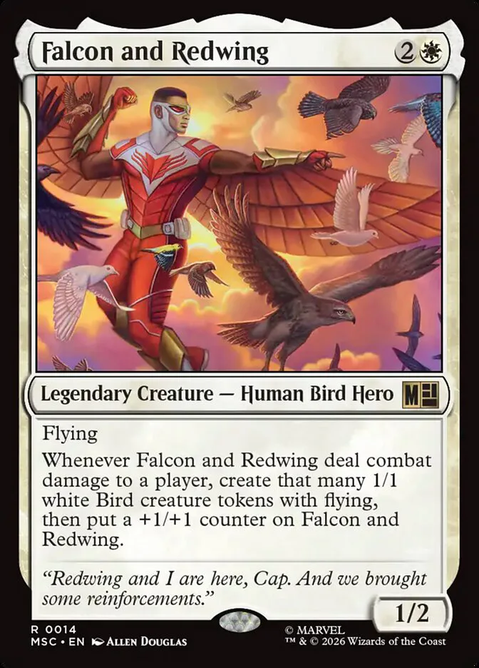 Falcon and Redwing â€” Marvel Super Heroes Commander