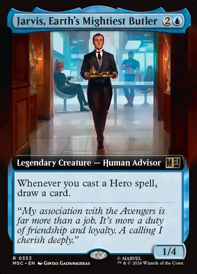 Jarvis, Earth's Mightiest Butler â€” Marvel Super Heroes Commander