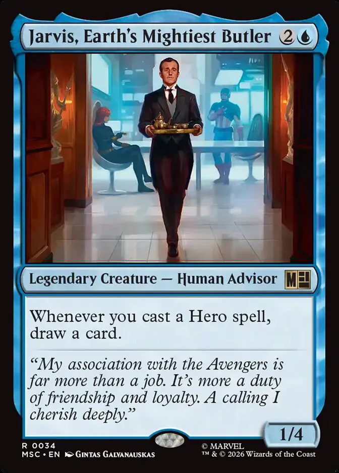 Jarvis, Earth's Mightiest Butler â€” Marvel Super Heroes Commander