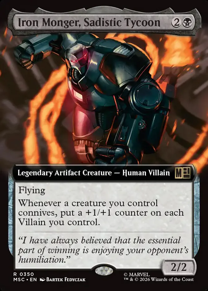 Iron Monger, Sadistic Tycoon â€” Marvel Super Heroes Commander