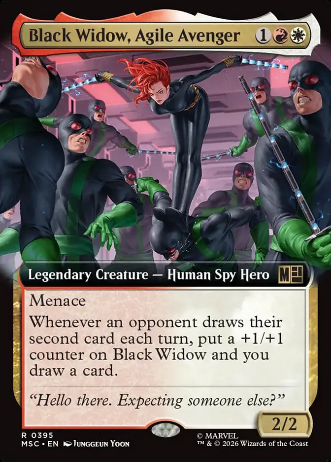 Black Widow, Agile Avenger â€” Marvel Super Heroes Commander