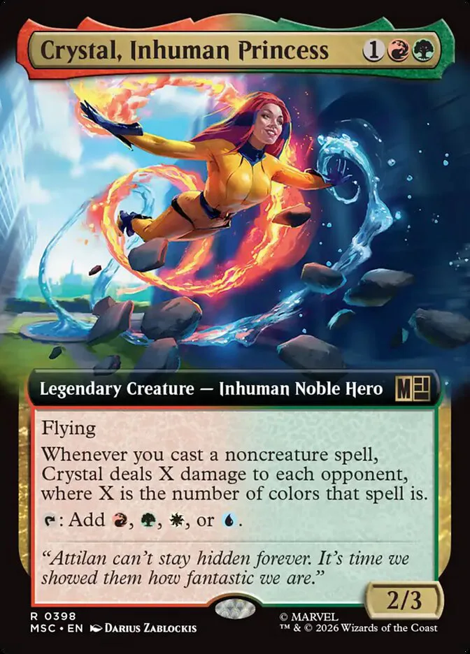 Crystal, Inhuman Princess â€” Marvel Super Heroes Commander