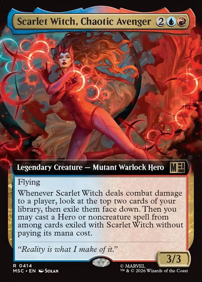 Scarlet Witch, Chaotic Avenger â€” Marvel Super Heroes Commander