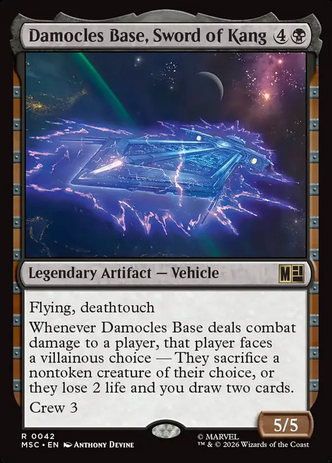 Damocles Base, Sword of Kang image 1