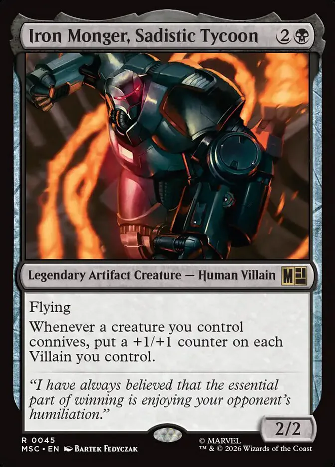 Iron Monger, Sadistic Tycoon â€” Marvel Super Heroes Commander