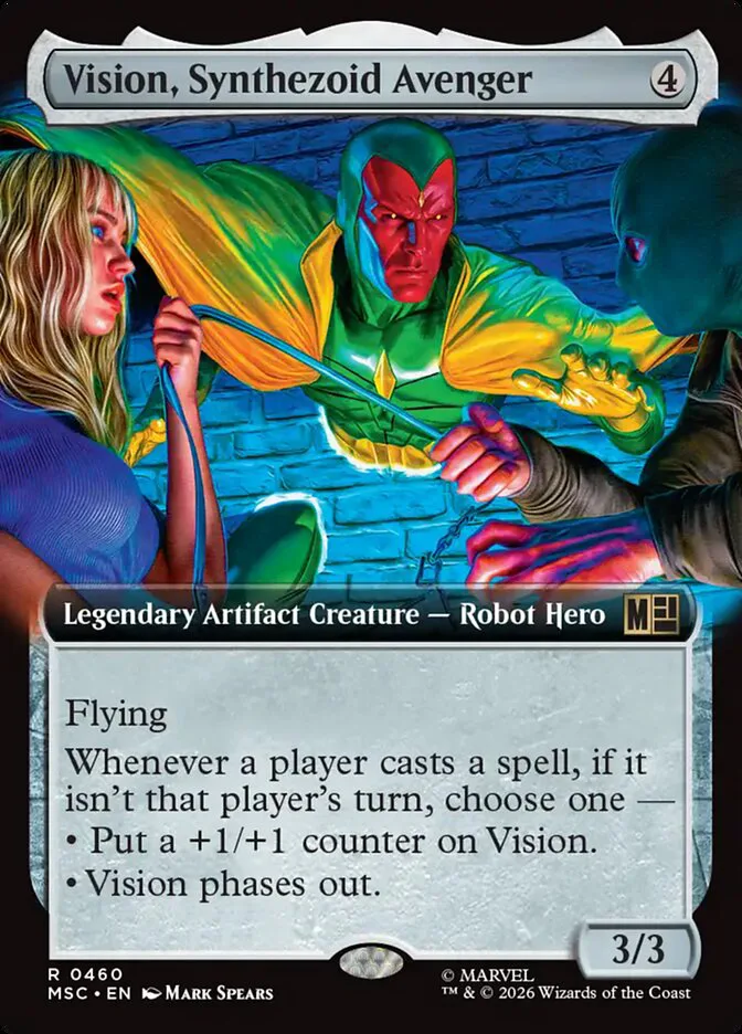 Vision, Synthezoid Avenger â€” Marvel Super Heroes Commander