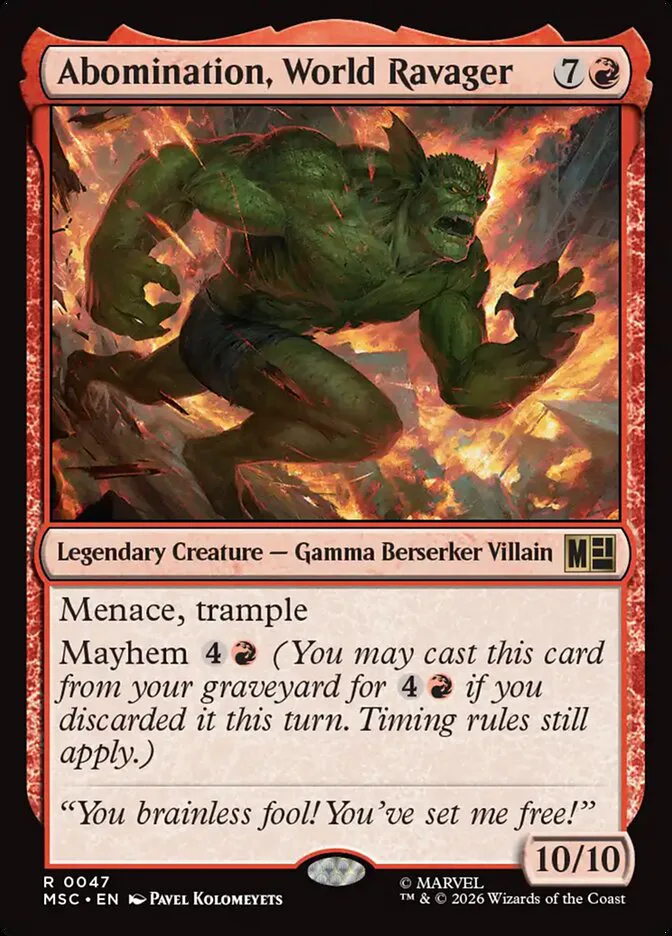 Abomination, World Ravager image 1