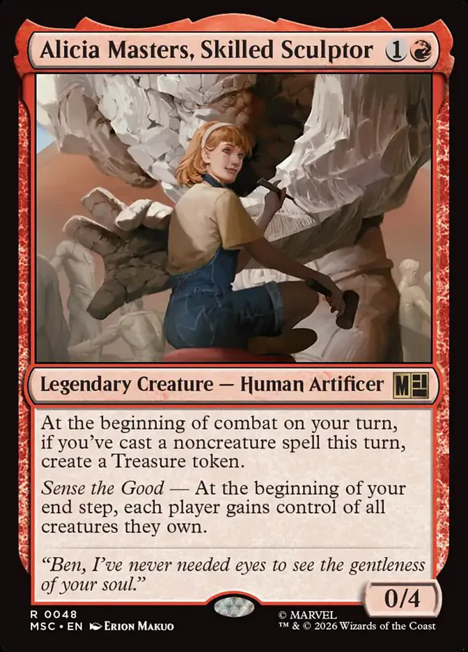 Alicia Masters, Skilled Sculptor â€” Marvel Super Heroes Commander
