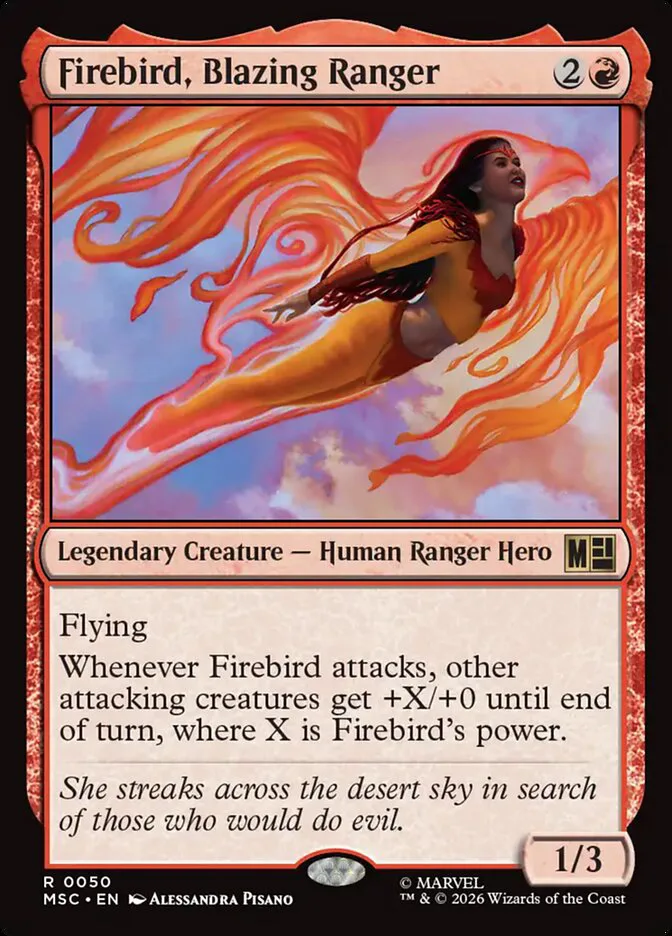 Firebird, Blazing Ranger â€” Marvel Super Heroes Commander