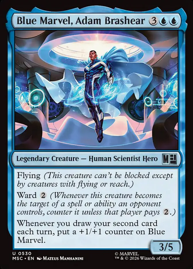 Blue Marvel, Adam Brashear â€” Marvel Super Heroes Commander
