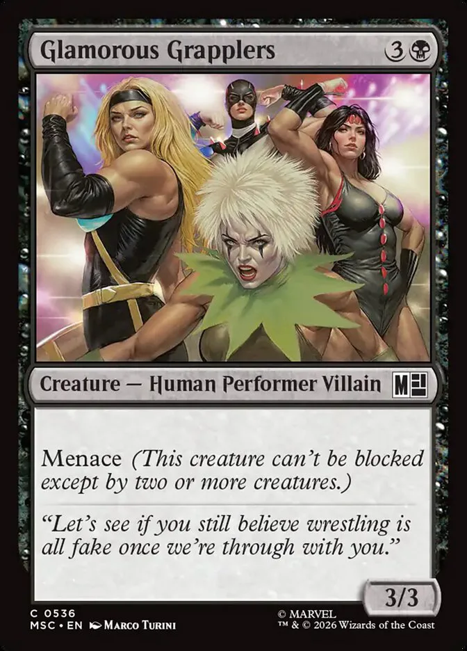 Glamorous Grapplers â€” Marvel Super Heroes Commander