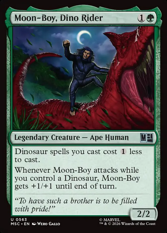 Moon-Boy, Dino Rider â€” Marvel Super Heroes Commander