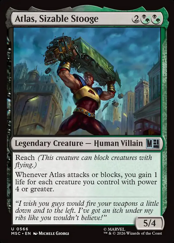Atlas, Sizable Stooge image 1