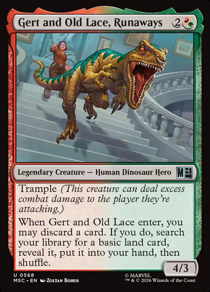 Gert and Old Lace, Runaways â€” Marvel Super Heroes Commander