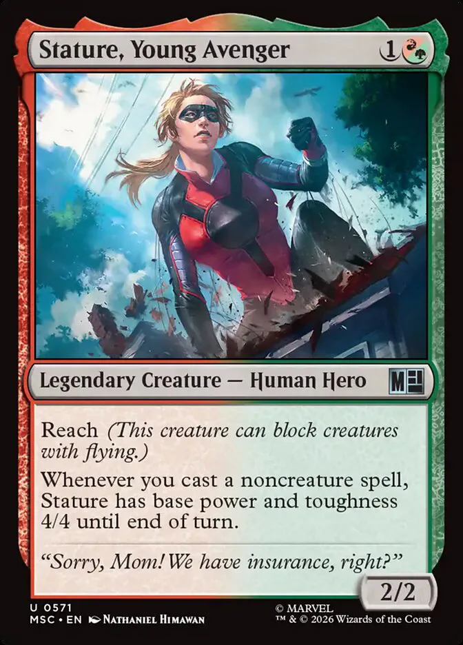 Stature, Young Avenger â€” Marvel Super Heroes Commander