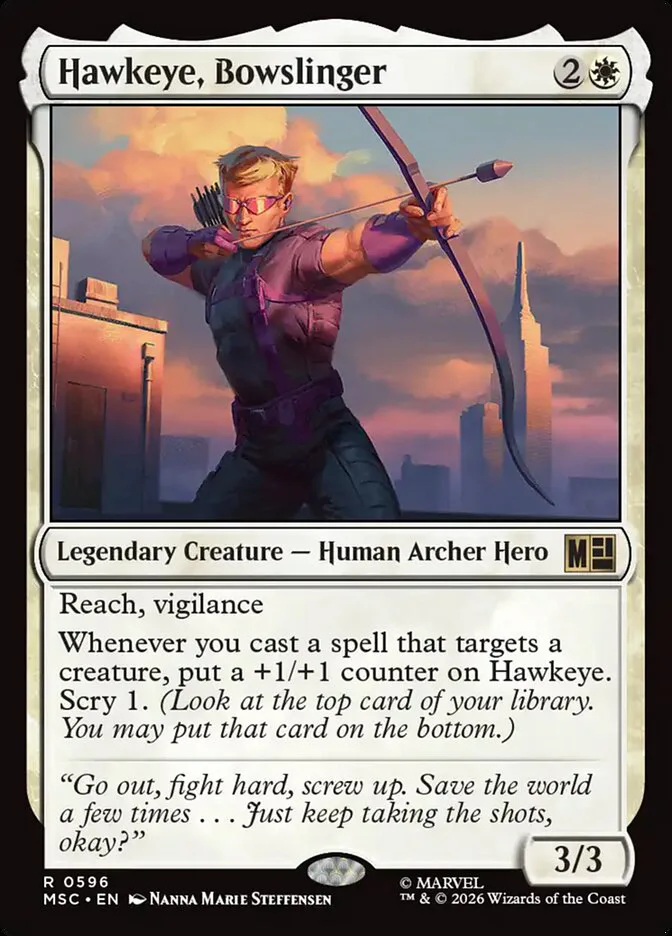 Hawkeye, Bowslinger â€” Marvel Super Heroes Commander
