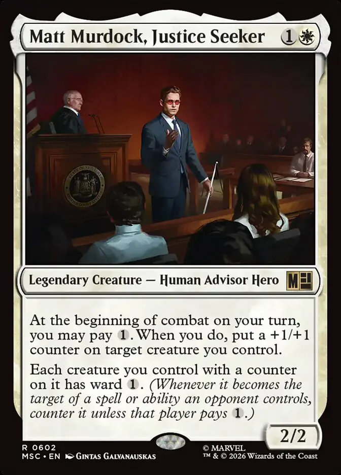 Matt Murdock, Justice Seeker â€” Marvel Super Heroes Commander