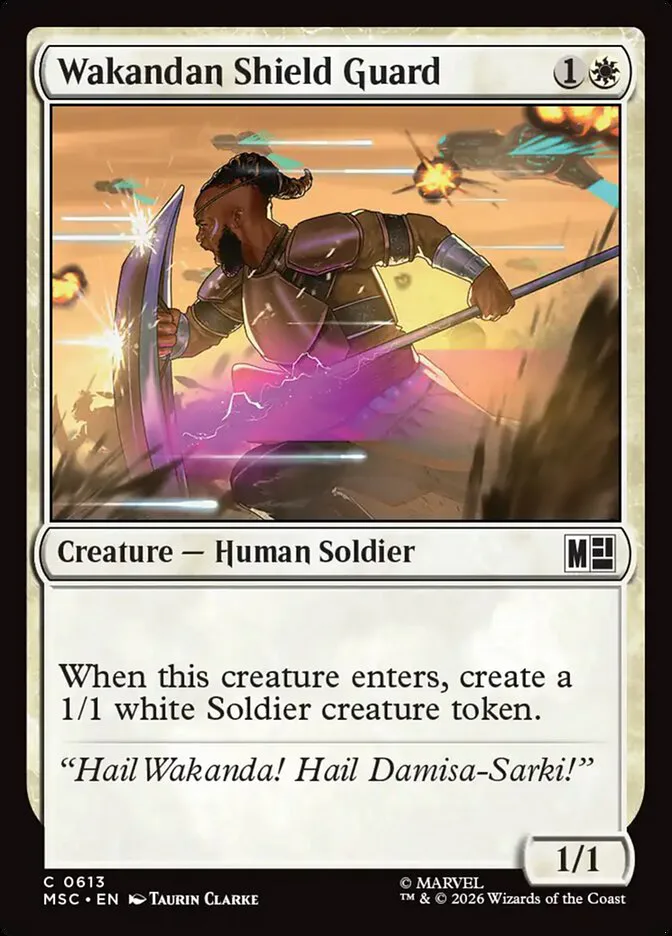 Wakandan Shield Guard â€” Marvel Super Heroes Commander
