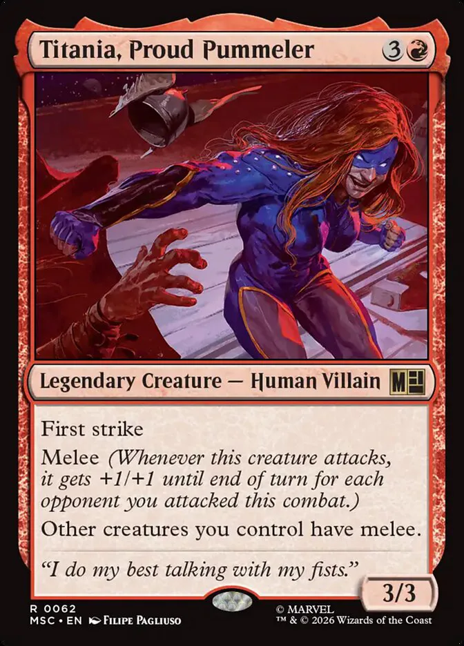 Titania, Proud Pummeler â€” Marvel Super Heroes Commander