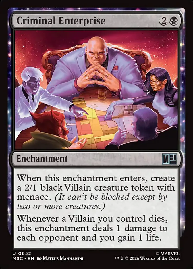 Criminal Enterprise â€” Marvel Super Heroes Commander