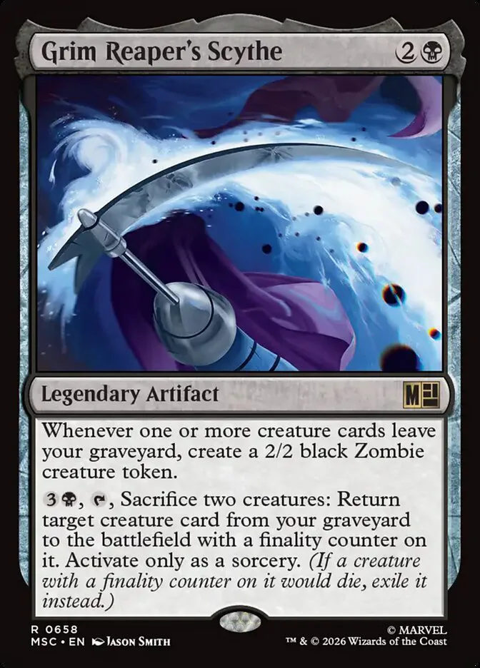 Grim Reaper's Scythe â€” Marvel Super Heroes Commander
