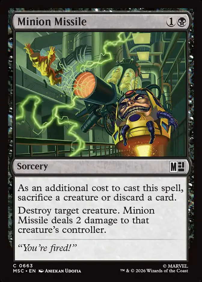 Minion Missile â€” Marvel Super Heroes Commander