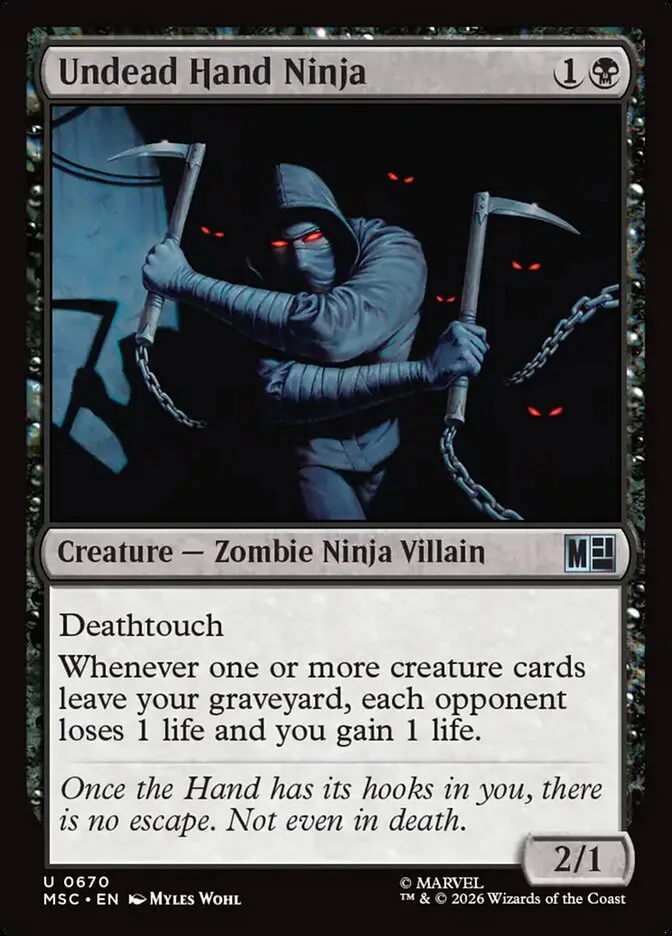 Undead Hand Ninja â€” Marvel Super Heroes Commander