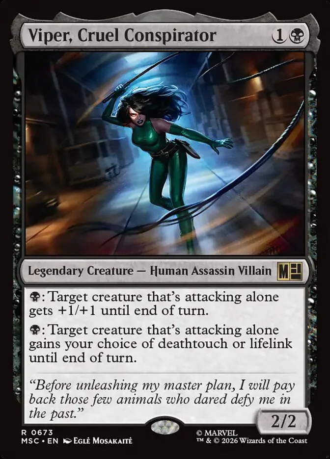 Viper, Cruel Conspirator image 1