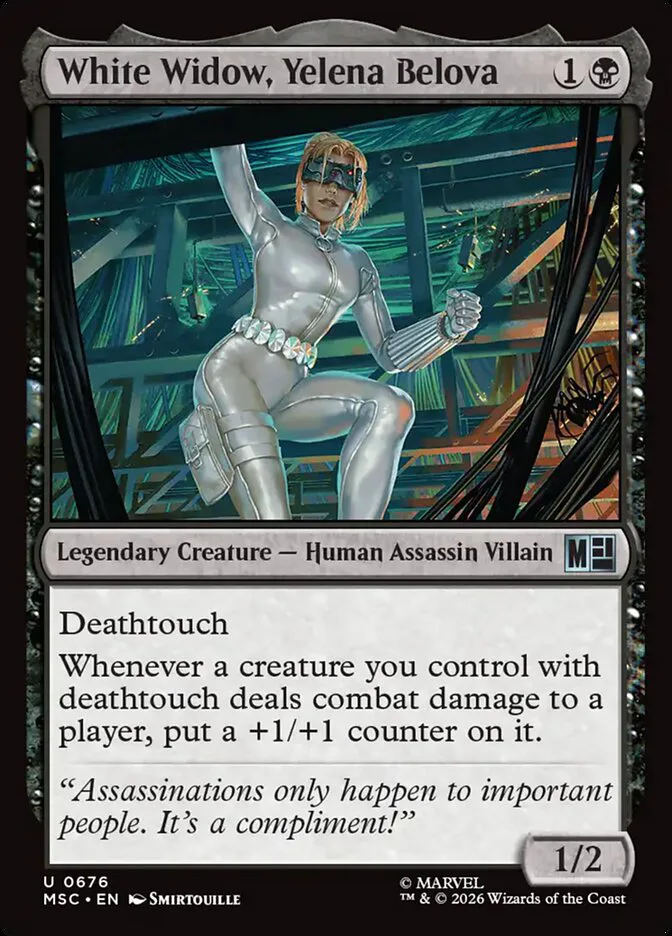 White Widow, Yelena Belova â€” Marvel Super Heroes Commander